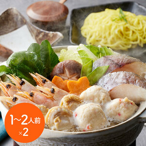 個食用 海鮮ちゃんこ鍋セット 1~2人前×2