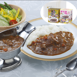 岡山 桃太郎カレー 甘口&中辛セット (甘口180ｇ×2、中辛200ｇ×2)