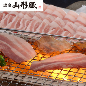 山形県食肉公社認定 山形豚 バラ焼肉（800g）