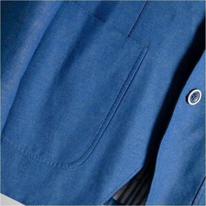 XZ-21YMリネン(実寸50A L度 )新品 新作 春完売■ 高品質 限定美品■2ボタン メンズ 紳士 ジャケット スーツの画像5
