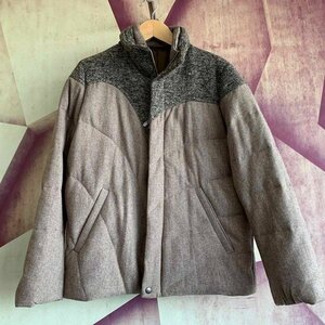 YR-RYMR( 実寸180 M-L程度)新品 北欧 ◆高級セレブdesigner* 秋冬 wool 高品質 軽量 防寒 暖かい 大人高級ホワイトダックダウン90%