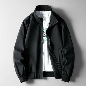 ジャケット メンズ 秋物 冬 ミリタリージャケット きれいめ ジャンパー ファッション 大きいサイズ ブラック L