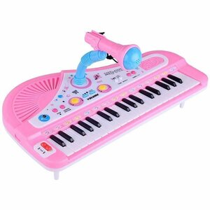 Электронная клавиатура 37 клавишная игрушка для фортепианной игрушки с динамиками игрушечные музыкальные инструменты