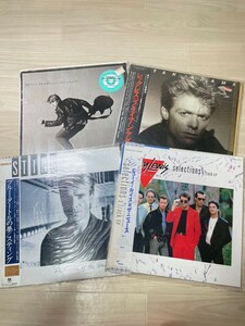 洋楽　レコード　スティング/ヒューイ ルース＆ザ ニュース/ブライアン アダムス/4枚セット　POPS　Rock　ポップス　ロック　アルハム