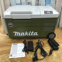 【美品】★マキタ(makita) コードレス冷温庫 CW001GZO 本体のみ AC・シガーソケットアダプタ付き_画像1