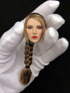  stock 1 postage 200 jpy 1/6 three braided ponytail head woman YMTOYS ( inspection DAMTOYS VERYCOOL TBleague phicen hot toys JIAOUDOLL figure 