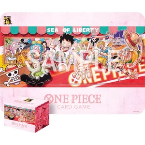 4-13-3 新品未開封 Meet the ONE PIECE ワンピース 25周年エディション 限定 25th アニバーサリー プレイマット&カードケース デッキ