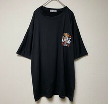 新品☆オーバーサイズTシャツ　ストリート　カットソー　半袖　ユニセックス　5XL　ブラック_画像6