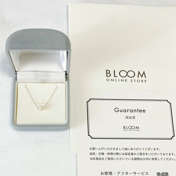 BLOOM ブルーム K10 アコヤパール ネックレス