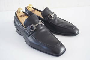 Salvatore Ferragamo*7.5EE/26CM相当*ビジネスシューズ/革靴*黒/ブラック*サルバトーレフェラガモ