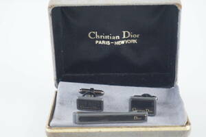 Christian Dior*ネクタイピン/カフスボタン/カフリンクス*セット*ケース付き*ディオール*