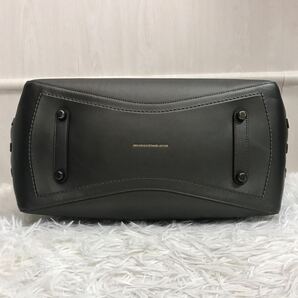 美品/希少●コーチ COACH ローグ トートバッグ ハンドバッグ 肩掛け 大容量 A4 書類かばん リベット 黒系 ブラック レザー 本革 メンズの画像5