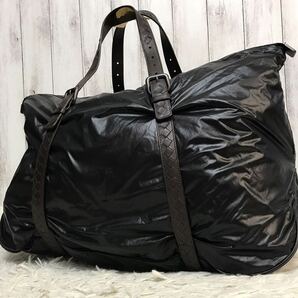 超美品●ボッテガヴェネタ BOTTEGA VENETA スピンネーカー ボストンバッグ 旅行かばん トートバッグ メンズ ビジネス イントレチャート 革の画像1