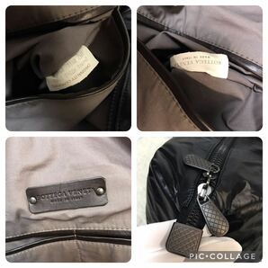 超美品●ボッテガヴェネタ BOTTEGA VENETA スピンネーカー ボストンバッグ 旅行かばん トートバッグ メンズ ビジネス イントレチャート 革の画像10