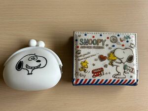 ☆美品☆スヌーピーコインケース ☆SNOOPY ☆スヌーピー ☆がま口 ☆コインケース ☆財布 ☆小銭入れ ☆2点セット☆