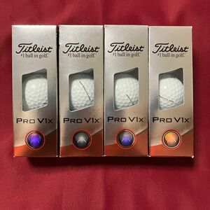 タイトリスト pro v1x プロv1x ゴルフボール　2023年モデル