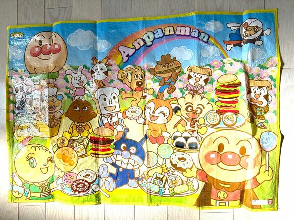 アンパンマン　レジャーシート　一人用レジャーシート　遠足　入園準備　入園グッズ