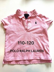 ラフルローレン　POLO RALPH LAUREN ポロ　子供服　サイズ6 110-120相当　ピンク　ポロシャツ　半袖　夏服　