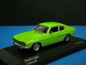 【1/43　　　ミニチャンプス　　　PMA　】　　フォード　　　カプリ　　　1969　　　　Green【430085512】【125】★