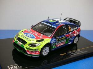 【外箱退色】１/43 ixo：　フォード　フォーカス　RS　WRC　Winner　Rally　Sweden　2010　#3【RAM407】【95】