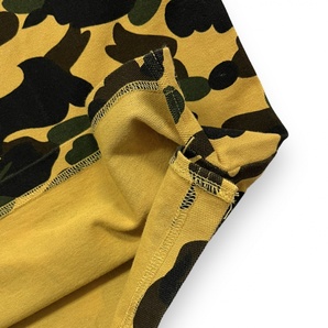 美品 A BATHING APE ア ベイシング エイプ BAPE 1STCAMO ONE POINT RELAXED FIT POLO 半袖 カモフラ 総柄 コットン ポロシャツ L 迷彩の画像5