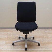 コクヨ ミトラ CRF-GW2700-W 肘無しオフィスチェア ブラック 事務椅子 2020年製 ワークチェア ハイバック 布張り KK13344 中古オフィス家具_画像2