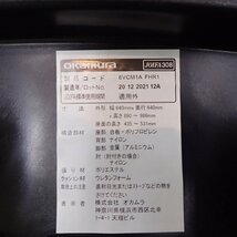 okamura オカムラ Village 8VCM1AFHR1 肘付きオフィスチェア ブラック 事務椅子 パソコンチェア メッシュ 在宅 EG13575 中古オフィス家具_画像10