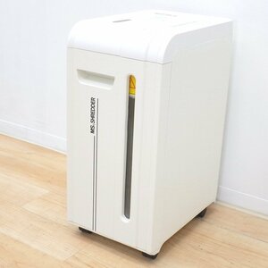  Akira light association MS shredder personal shredder compact A4 one cut Cross CD DVD small . machine home use OA equipment KK13153 used office furniture 