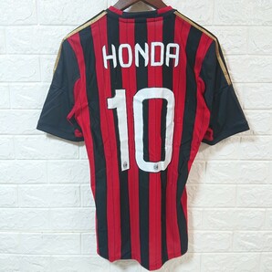 【2013-2014】adidas アディダス ACミラン 本田圭佑 10番 ユニフォーム Mサイズ セリエA honda soccer jersey ac milanの画像3