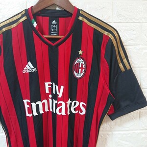 【2013-2014】adidas アディダス ACミラン 本田圭佑 10番 ユニフォーム Mサイズ セリエA honda soccer jersey ac milan