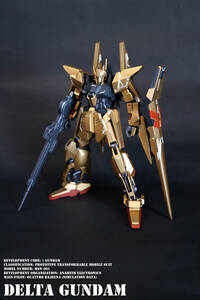 ★1/144 HGUC デルタガンダム 塗装改造完成品