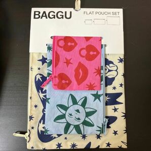 新品　BAGGU バグゥ　FLAT POUCH SET