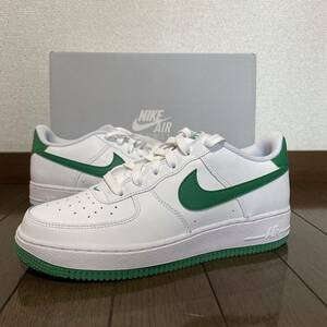 セール【GS25cm】新品ナイキNIKEエアフォース1AF1Air Forceグリーン