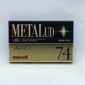 未開封◇日立マクセル オーディオカセットテープ METAL UD 74分 [M-UD74(F)] (カセット) maxellの画像1