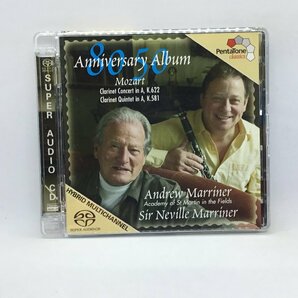 SACDハイブリッド ◇ マリナー MARRINER / モーツァルト：クラリネット協奏曲 (SACD) PTC5186048の画像1