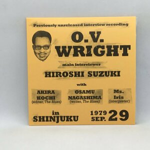 P-VINE 非売品/CD-R/鈴木啓志◇Previously Unreleased Interview Recording O.V. WRIGHT (CD-R)