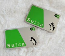 Suica　無記名　2枚　ICカード　デポジット　交通系　送料込み_画像1