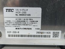 [現状品] TEC オーダーシステム周辺機器 KCP-200 KCPKB-200 SRTAP-OES-11-C-R 一部簡易確認済み (2)_画像3