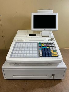 ◇[現状品] 東芝テック TEC 電子レジスター FS-2055 ドロワー付き 鍵2種(MA/ドロワー) RAMクリア/初期化済み (3)