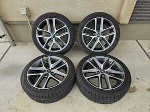 レクサス CT200h 後期純正ホイール　5H-100 17インチ7J+45 215/45R17 LEXUS Fスポーツ