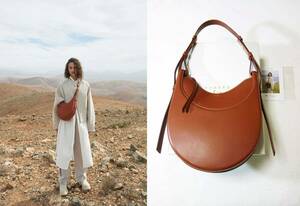 pore-nPOLENE Numero Dix Hobo No.10 horn bo-2way shoulder & Cross body bag / cognac color / regular goods 