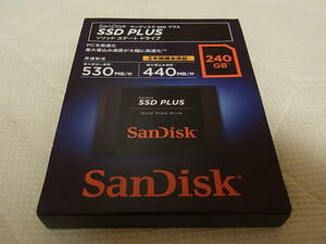 未開封品 SDSSDA-240G-J26 サンディスク San Disk ソリッド ステート ドライブ SSD プラス PLUS 240GB 2.5インチ