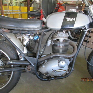 BSA B50 MX風 ビンテージモトクロス用？ジャンクで出品の画像1