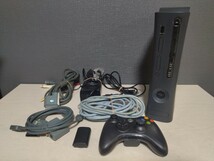 【起動品！！】Microsoft Xbox360 elite XBOX マイクロソフト ブラック ゲーム機 CONSOLE コントローラー ソフト エックスボックス_画像1