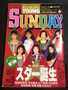 ヤングサンデー　1993 No.14 菅野美穂 馬渕英里何 今村雅美 山下真希 中山博子 村田和美 白石玲子　桑沢アツオ 細野不二彦 遊人