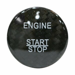 AMG スタート プッシュ ボタン カーボン カバー ブラック 黒 プッシュスタートスイッチ シール カバー