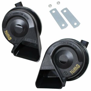  Honda car coupler design Lexus sound horn height sound low sound 110db 2 piece set 12V Fit Odyssey CR-V N box black 