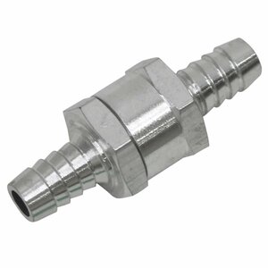 【送料220円】10mm ワンウェイバルブ 逆流防止 逆止弁 チェック弁 内圧コントロール ブレーキブリーダー アルミ合金 燃料 ライン 配管