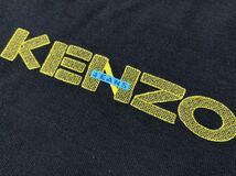 KENZO JEANS 刺繍ロゴ 長袖 Tシャツ ロンT クルーネック　　ケンゾー ジーンズ 表と裏で素材がことなるハイクオリティー仕様 玉9616_画像6