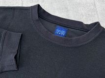 KENZO JEANS 刺繍ロゴ 長袖 Tシャツ ロンT クルーネック　　ケンゾー ジーンズ 表と裏で素材がことなるハイクオリティー仕様 玉9616_画像7